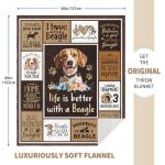 Cozy Beagle Throw Blanket for Dog Lovers
