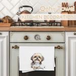 Funny Shih Tzu Hand Towels for Dog Lovers