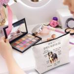 Bernese Mountain Dog Makeup Bag for Dog Lovers