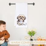 Funny Shih Tzu Hand Towels for Dog Lovers