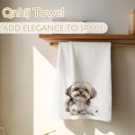 Funny Shih Tzu Hand Towels for Dog Lovers