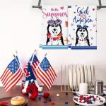 Cute Husky Kitchen Towels - Perfect Gift Set