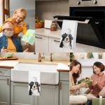 Funny Bernese Mountain Dog Hand Towels