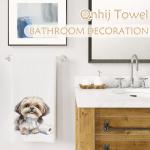 Funny Shih Tzu Hand Towels for Dog Lovers
