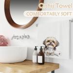 Funny Shih Tzu Hand Towels for Dog Lovers