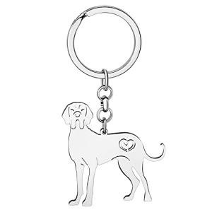 Cute Stainless Steel Dog Keychain for Pet Lovers