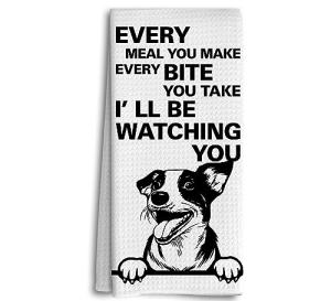 Funny Dog-Themed Kitchen Towels for Dog Lovers