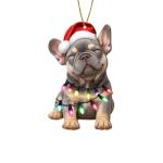 Bulldog Ornament for Christmas Decor and Gifts