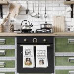 Funny Australian Shepherd Kitchen Towels Set of 4