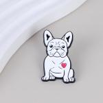 French Bulldog Mom Enamel Pin – Cute Gift