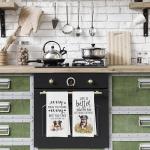 Funny Australian Shepherd Kitchen Towels Set of 4