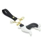 Cute Border Collie Keychain for Dog Lovers