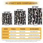 Cozy Border Collie Throw Blanket for Dog Lovers