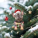 Bulldog Ornament for Christmas Decor and Gifts