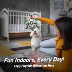 Premium Dog Soccer Ball with Straps