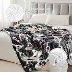 Cozy Border Collie Throw Blanket for Dog Lovers