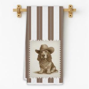 Basset Hound Kitchen Towels for Dog Lovers