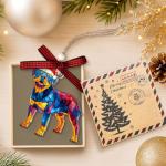 Rottweiler Christmas Tree Ornament for Dog Lovers