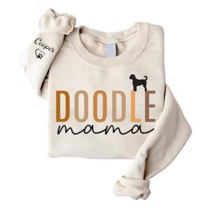 Personalized Doodle Mama Sweatshirt for Dog Lovers