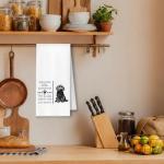 Funny Doodle Dog Hand Towels for Dog Lovers