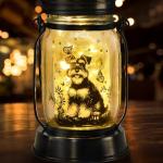 Schnauzer Solar Lanterns for Dog Lovers