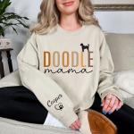 Personalized Doodle Mama Sweatshirt for Dog Lovers