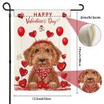 Golden Doodle Seasonal Garden Flags Set of 12