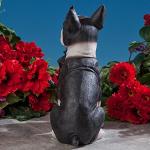 Boston Terrier Solar Lantern for Garden Decor