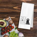 Funny Doodle Dog Hand Towels for Dog Lovers