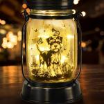 Schnauzer Solar Lanterns for Dog Lovers