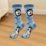 Siberian Husky Lover Socks for Dog Enthusiasts