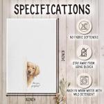 Golden Retriever Bathroom Towels - Set of 2