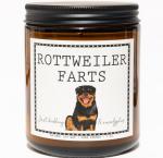 Rottweiler Farts Candle - Funny Dog Mom Gift