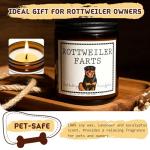 Rottweiler Farts Candle - Funny Dog Mom Gift