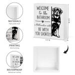 Rottweiler Bathroom Sign - Fun Dog Decor