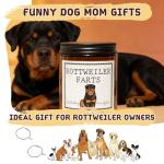 Rottweiler Farts Candle - Funny Dog Mom Gift