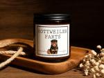 Rottweiler Farts Candle - Funny Dog Mom Gift