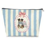 Aussie Dog Makeup Bag for Christmas Joy