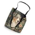 Australian Shepherd Floral Art Tote Bag