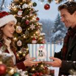 Aussie Dog Makeup Bag for Christmas Joy