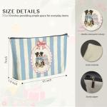 Aussie Dog Makeup Bag for Christmas Joy