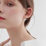 Maltese Dog Hoop Earrings for Dog Lovers