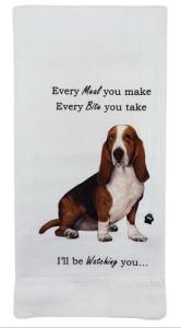 Basset Hound Kitchen Towel for Dog Lovers