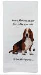 Basset Hound Kitchen Towel for Dog Lovers