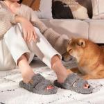 Cozy Memory Foam Slippers for Rescue Dog Lovers