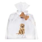 Doodle Dog Print Baby Crawler and Bib Set