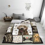 Soft Fleece Goldendoodle Throw Blanket for Dog Lovers