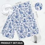Blue and White French Bulldog Kitchen Towels