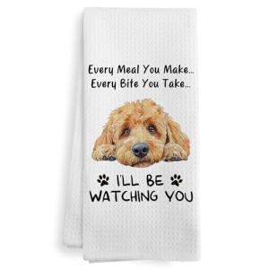 Funny Goldendoodle Kitchen Towels for Dog Lovers