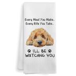 Funny Goldendoodle Kitchen Towels for Dog Lovers